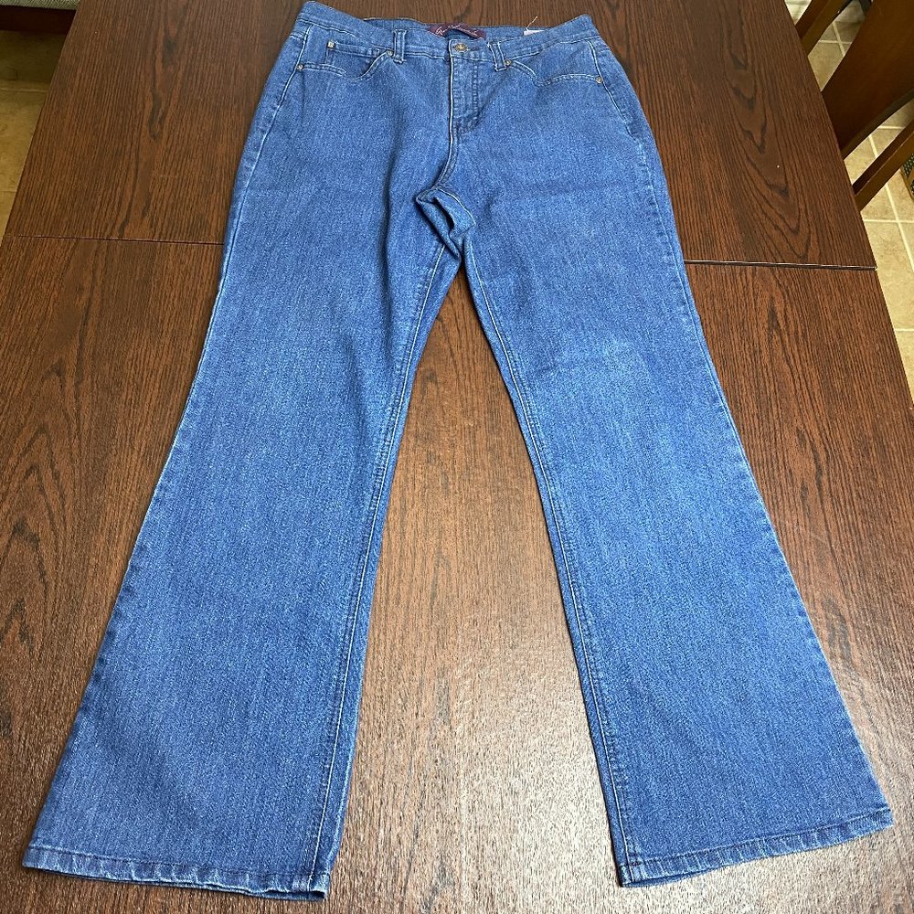 Gloria Vanderbilt Gabby Bootcut Jeans Size 12 Denim Blue